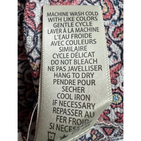 MAX STUDIO WOMENS SIZE MEDIUM FLORAL PRINT SHIFT MINI DRESS PINK WHITE NEW - Picture 11 of 11